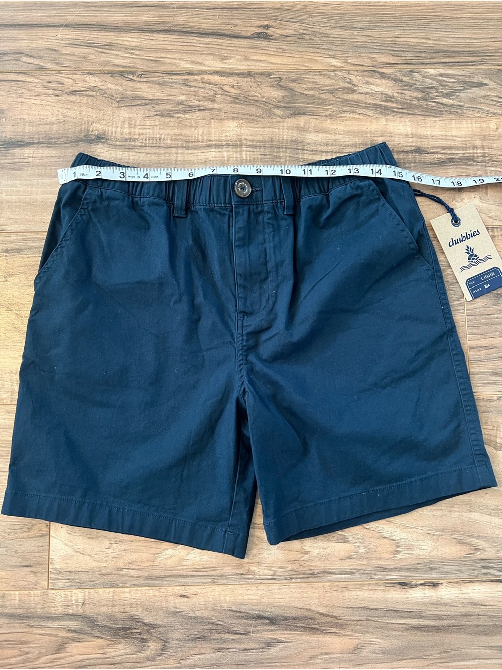 chubbies Navy Flat Front Men's Shorts